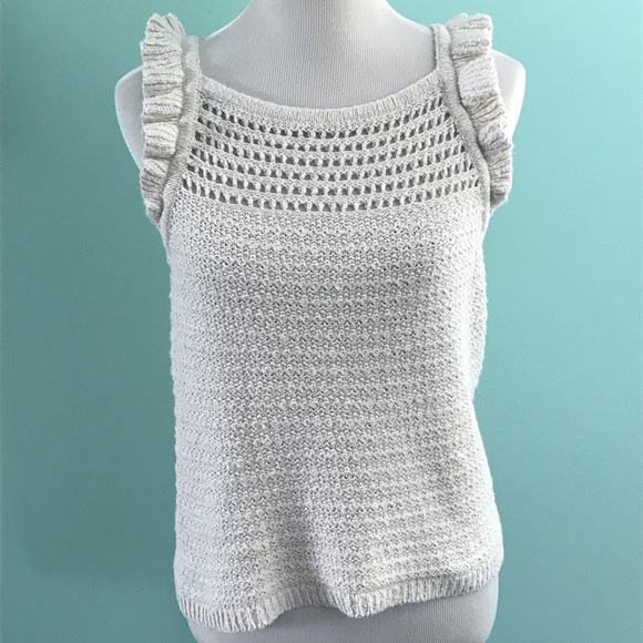 madewell crochet top